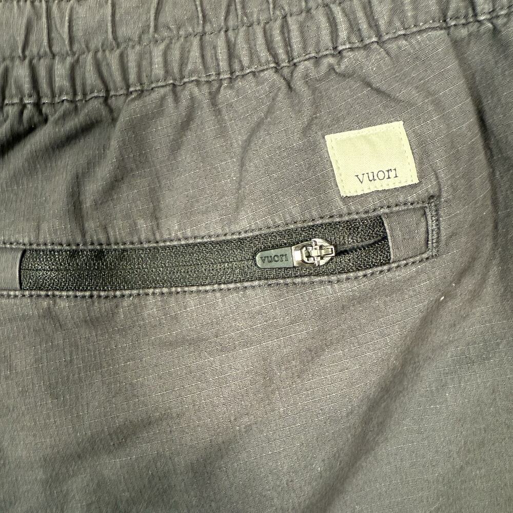VUORI Vintage Ripstop Short Charcoal Gray Rough Hem VW385 Size XL - Picture 5 of 7